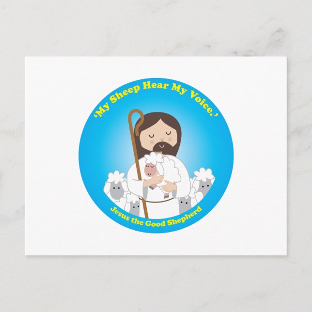 Jesus the Good Shepherd Postcard (Front)