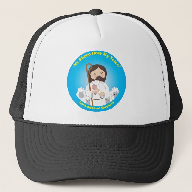 Jesus the Good Shepherd Trucker Hat (Front)
