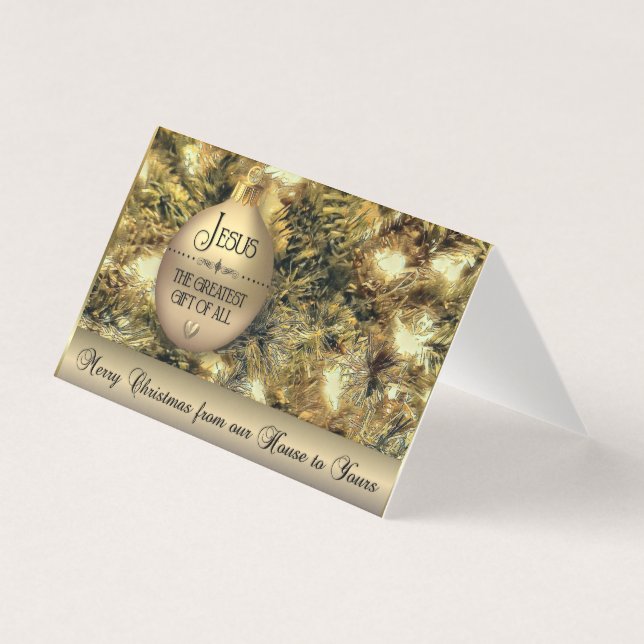 Jesus the Greatest Gift-Happiness Joy & Blessings (Front)
