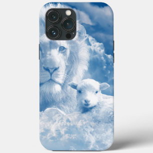 JESUS THE LAMB AND JESUS THE LION iPhone 13 PRO MAX CASE