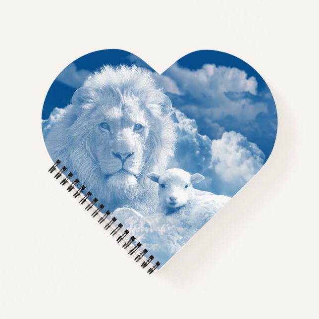 JESUS THE LAMB AND JESUS THE LION NOTEBOOK (Front)
