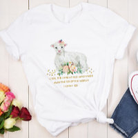 Jesus , the Lamb of God - Customizeble T-Shirt