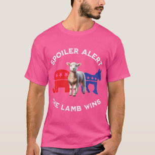 Jesus The Lamb Wins President American Christian P T-Shirt