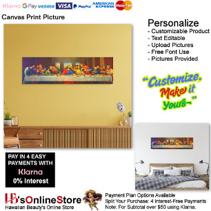 Jesus The Last Supper Canvas Print Picture