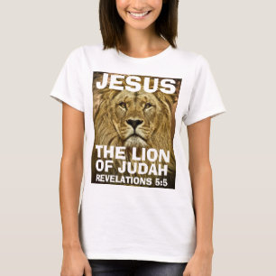 JESUS the LION OF JUDAH, Christian T-shirts