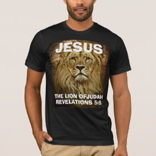 JESUS the LION OF JUDAH, Christian T-shirts