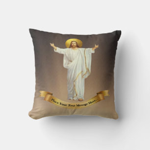 JESUS The Lord's Prayer Personalised Gift Cushion