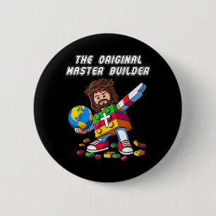 Jesus The Original Christian Cross Faith 6 Cm Round Badge