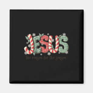 Jesus The Reason For The Season Christian Christma Magnet