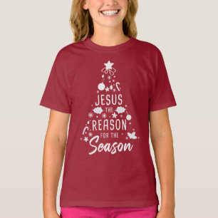 Jesus The Reason For The Season – Christmas Faith  T-Shirt