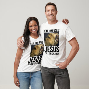 JESUS THE ROARING LION OF JUDAH, T-SHIRTS