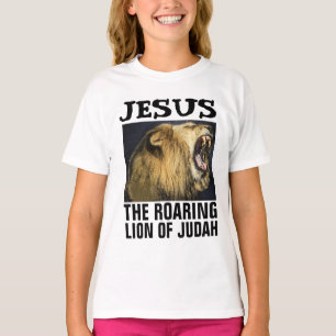 JESUS THE ROARING LION OF JUDAH T-shirts