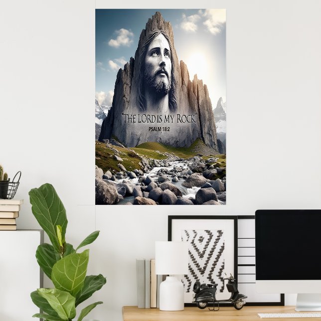 Jesus the Rock of Ages Poster (Home Office)