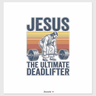 Jesus The Ultimate Deadlifter Vintage Gym Shirt_1