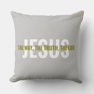 Jesus: The Way, The Truth, And The Life Cushion