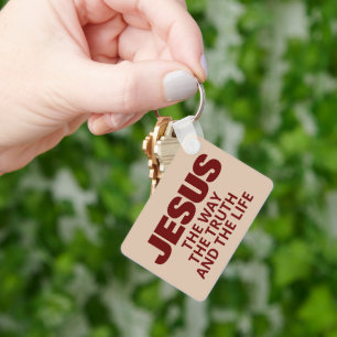 JESUS THE WAY THE TRUTH AND THE LIFE KEY RING