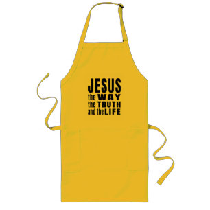 Jesus the way the truth and the life  long apron