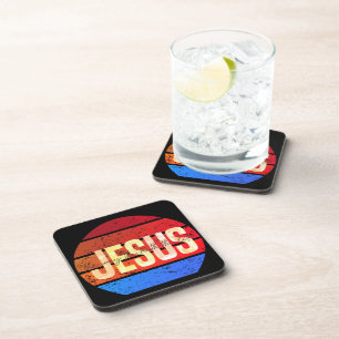 Jesus, the way the truth and the life sunset coaster