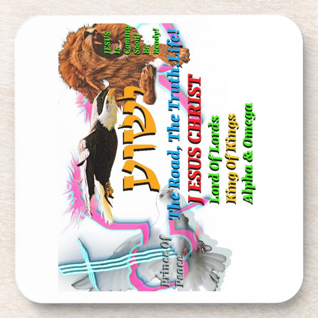 Jesus The Way ,The Truth. Life! Lion Of Judah Coaster (Front)