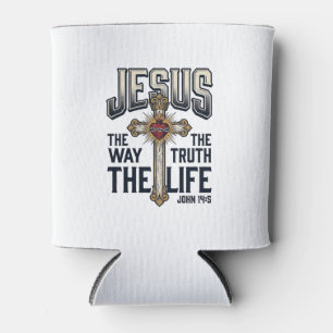 Jesus The Way The Truth The Life Christian Shirt Can Cooler