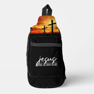 Jesus The Way The Truth The Life Sling Bag