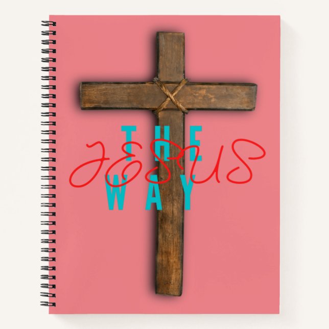 Jesus The Way Women’s Pink Notebook (Front)