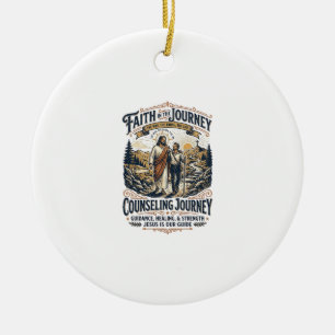 Jesus Therapy Friendly Christian Vintage Shirt Chr Ceramic Tree Decoration
