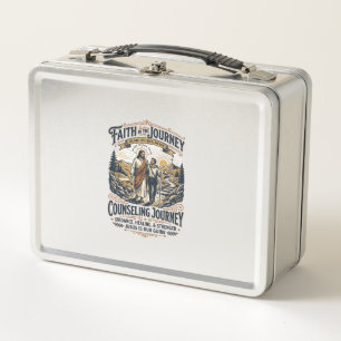 Jesus Therapy Friendly Christian Vintage Shirt Chr Metal Lunch Box