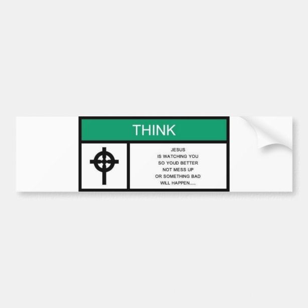 Funny Christian Bumper Stickers - Car Stickers | Zazzle.co.nz