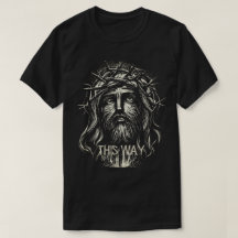 Jesus "This Way" Bold Graphic T-Shirt