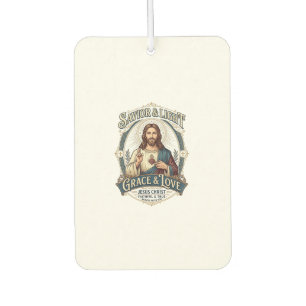 Jesus Thrift Store Vintage Hunting Graphic Tee Chr Car Air Freshener