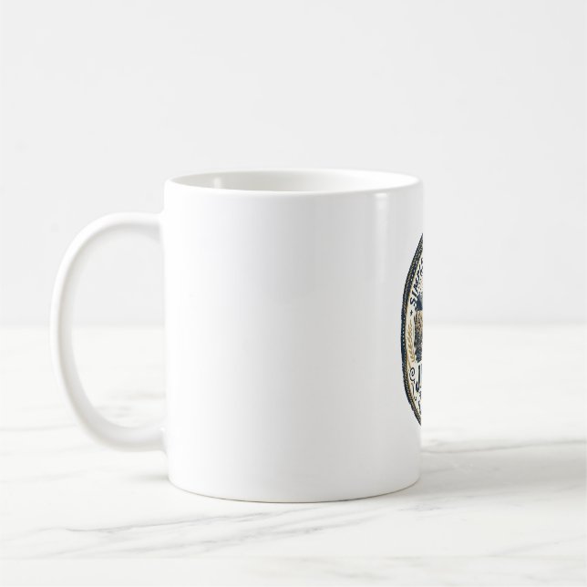 Jesus Tiny House Slow Living Vintage Coffee Mug (Left)