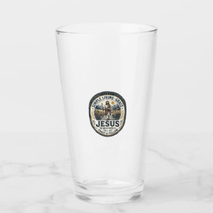 Jesus Tiny House Slow Living Vintage Glass