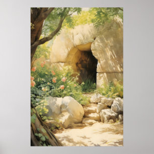 Jesus Tomb Empty Tomb Jesus Art Christian Wall Art