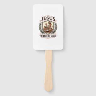 Jesus Toolbox Of Grace Jesus Toolbox Grace Christi Hand Fan