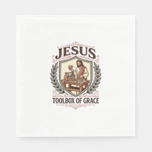 Jesus Toolbox Of Grace Jesus Toolbox Grace Christi Napkin