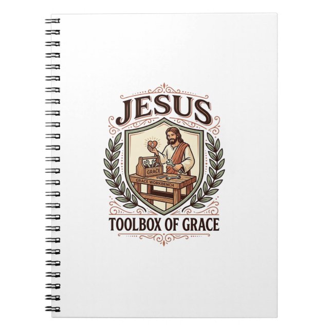 Jesus Toolbox Of Grace Jesus Toolbox Grace Christi Notebook (Front)