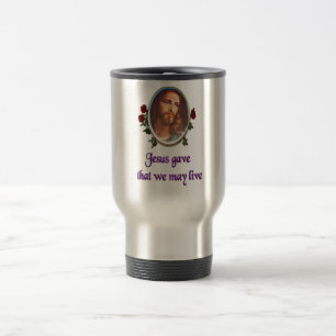 Jesus travel mug