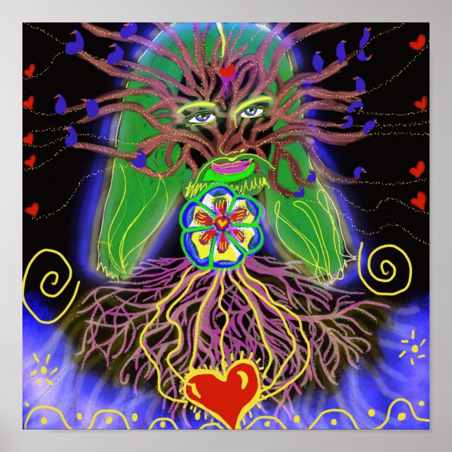 Jesus, Tree of Life Poster (Front)