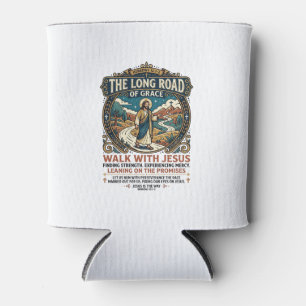 Jesus Trucker Long Haul T-Shirt Inspirational Fait Can Cooler