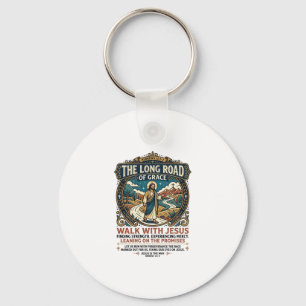 Jesus Trucker Long Haul T-Shirt Inspirational Fait Key Ring