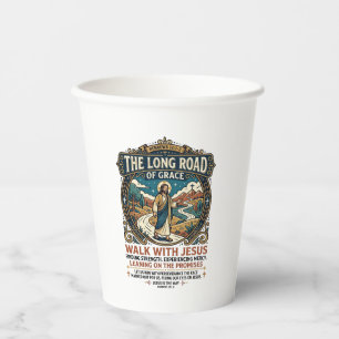 Jesus Trucker Long Haul T-Shirt Inspirational Fait Paper Cups