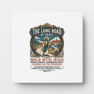 Jesus Trucker Long Haul T-Shirt Inspirational Fait Plaque