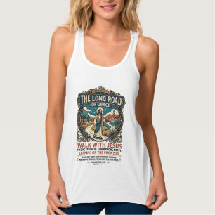 Jesus Trucker Long Haul T-Shirt Inspirational Fait Singlet