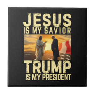 Jesus Trump - Jesus Is My Lord Saviour Tile