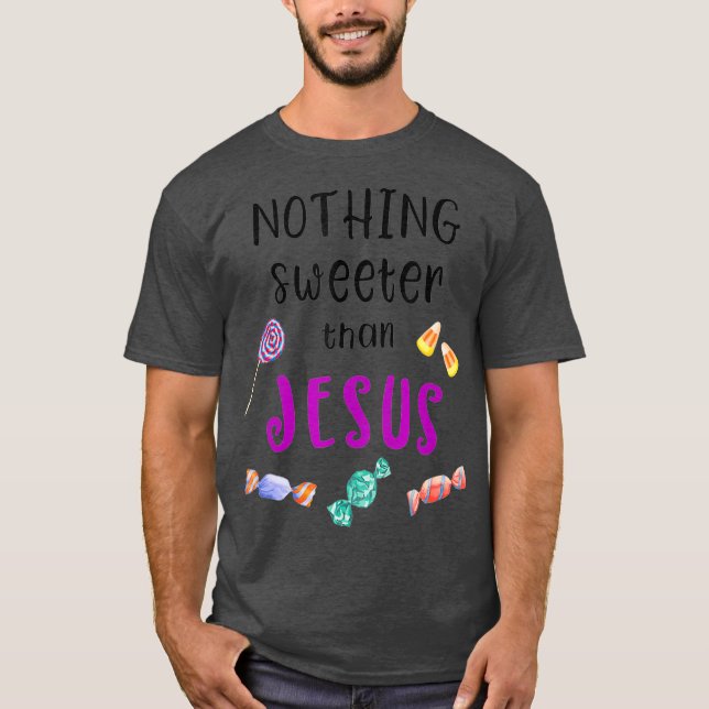 Jesus Trunk Or Treat Candy  For Christians T-Shirt (Front)