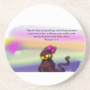 jesus trust  coaster