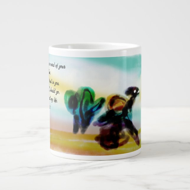 jesus trust  large coffee mug (Front)