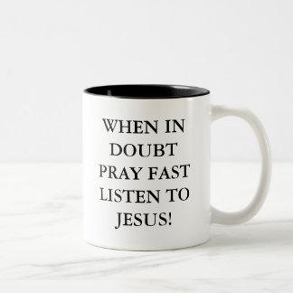 JESUS Two-Tone COFFEE MUG