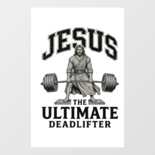 Jesus Ultimate Deadlifter Vintage Gym Shirt Design